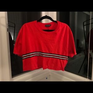 Pretty little thing red top